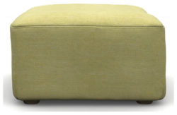 Heart of House Lucas Fabric Footstool - Green